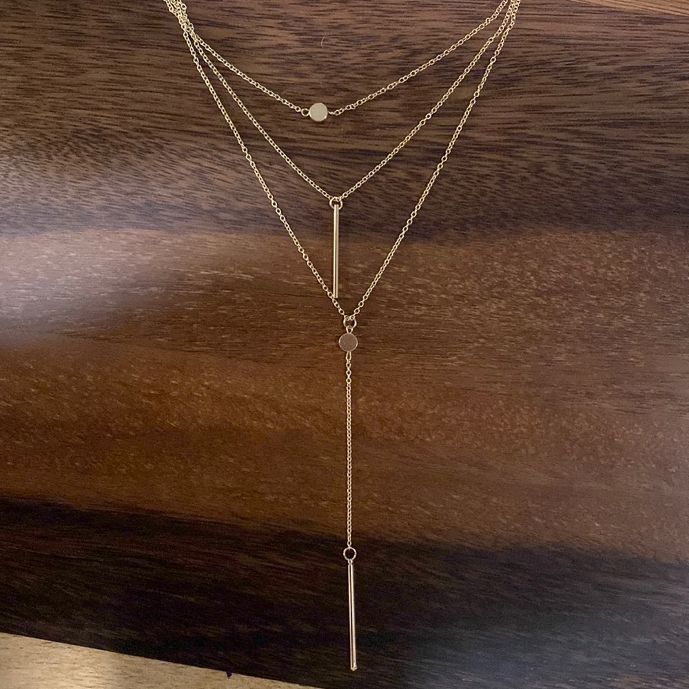 Layered necklaces